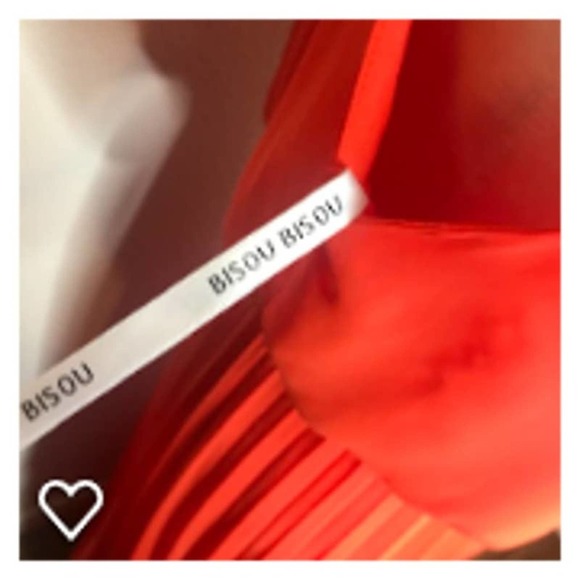 BISOU BISOU Coral Orange Maxi Special Occasion Bridesmaid Formal Prom Dress, 4 - Picture 5 of 9